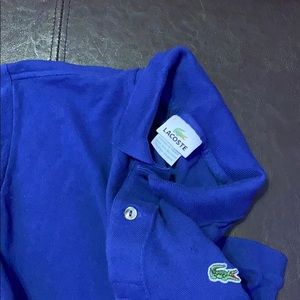 Blue Lacoste polo t